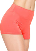 FlexPant™: Premium High RIse Soft Solid Stretch Women's Workout Yoga Shorts - Your Essential for Cheerleading, Running, Dance, and Volleyball