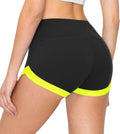 FlexPant™: Premium High RIse Soft Solid Stretch Women's Workout Yoga Shorts - Your Essential for Cheerleading, Running, Dance, and Volleyball