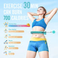 FlexFit™: Smart Weighted Exercise Hoop - Easy Detachable Design with Adjustable Weight, Fit Hoop up to Size 60 Inch Waist, 32 Detachable Links, Suitable for Women and Beginners