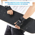 SafetyStride™: Adult and Kids Wrist Guards for Skating Protective Gear - Essential for Roller Skating, Snowboarding, Skiing, and Skateboarding