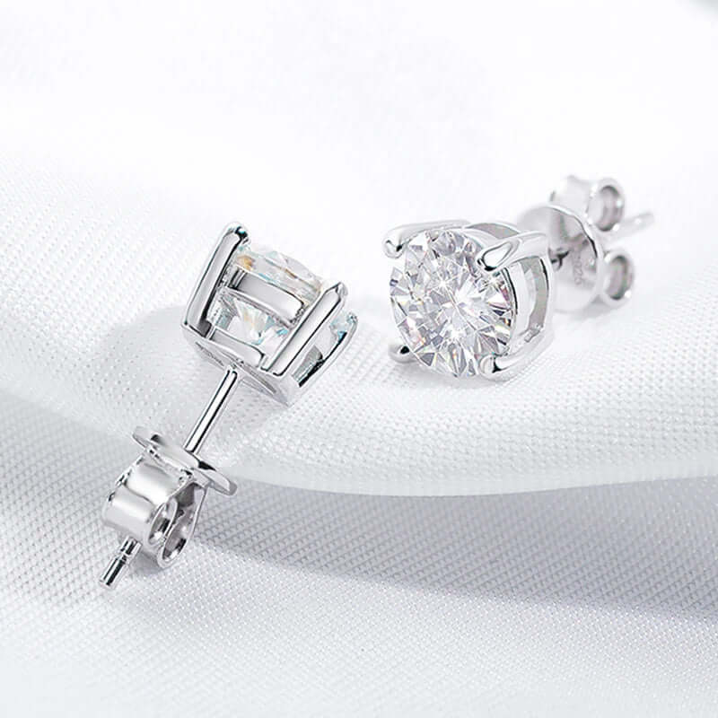 Moissanite Stud Earrings