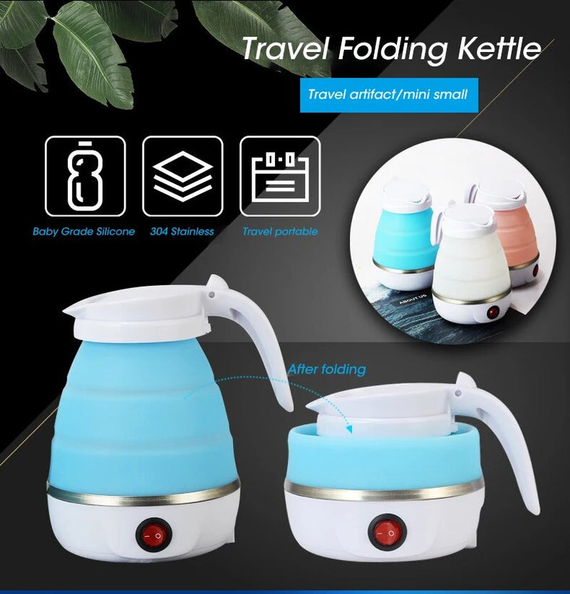 Portable and Compatible Water Heater Teapot: Unveiling Our 0.6L Mini Folding Kettle – Your Ultimate Portable Water Heater!"