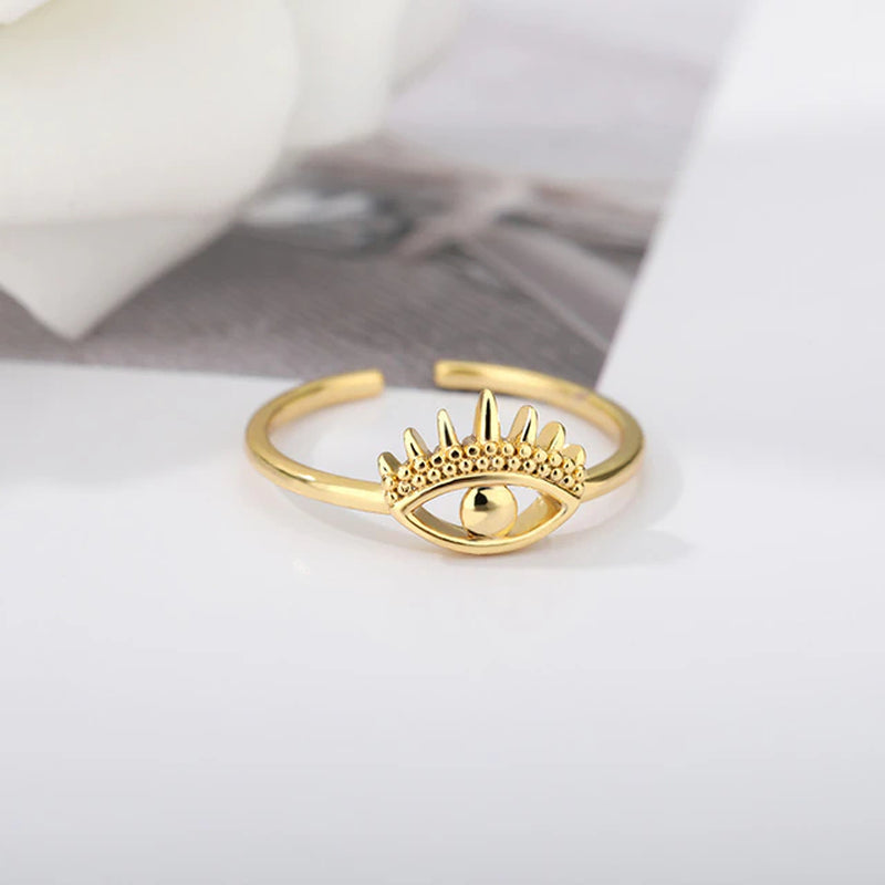  Sunflower Gold Plated Party Ring 